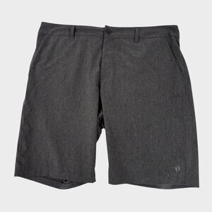 Hang Ten Mens Size 38 Gray Shorts Polyester Stretch